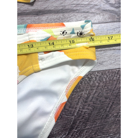 Kate Spade Bikini Bottom Medium Cream Citrus Floral Beach Cruise Resort - Picture 3 of 4